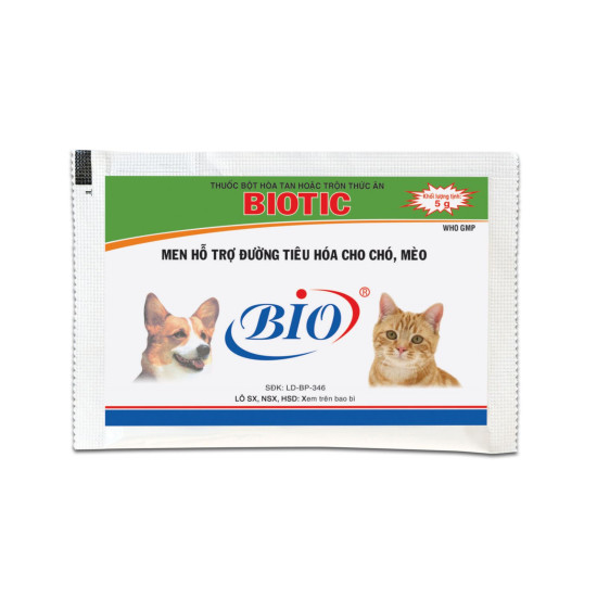 Biotic 5gr vitamin supplement to increase resistance